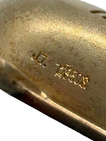 Laden Sie das Bild in den Galerie-Viewer, Antikes Silber 950 Teesieb mit Emaille um 1900
