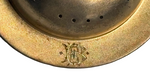 Laden Sie das Bild in den Galerie-Viewer, Antikes Silber 950 Teesieb mit Emaille um 1900
