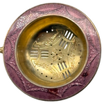 Laden Sie das Bild in den Galerie-Viewer, Antikes Silber 950 Teesieb mit Emaille um 1900
