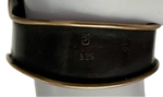 Laden Sie das Bild in den Galerie-Viewer, Silber 925 Ring mit Goldenen Details &amp; Onyx 7.8 g
