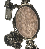 Laden Sie das Bild in den Galerie-Viewer, Antike Silber 835 Trachtenuhr 23.6 g
