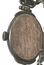 Laden Sie das Bild in den Galerie-Viewer, Antike Silber 835 Trachtenuhr 23.6 g
