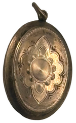Laden Sie das Bild in den Galerie-Viewer, Antikes Medaillon Gold dubliert mit aufklappbarem Fach 4.6 g
