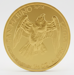 Laden Sie das Bild in den Galerie-Viewer, Goldmünze 1/10oz "Wanderfalke" 2024 Peregrine Falcon (San Marino)

