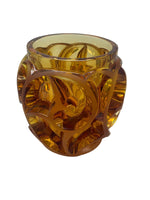 Laden Sie das Bild in den Galerie-Viewer, Lalique Tourbillons Vase Amber
