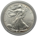 Laden Sie das Bild in den Galerie-Viewer, American Silver Eagle 2021 – Type 2 – 1 oz Silber 999
