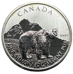 Laden Sie das Bild in den Galerie-Viewer, 2011 Kanada 5 Dollars Wildlife Grizzly 1 oz Silber
