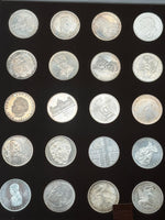 Laden Sie das Bild in den Galerie-Viewer, 5 DM Gedenkmünzen BRD Sammlung im Etui Konvolut
