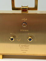 Laden Sie das Bild in den Galerie-Viewer, Cartier Tischuhr Art-Deco-Stil mit Weckfunktion Limited Edition 272/500
