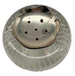 Laden Sie das Bild in den Galerie-Viewer, Vintage Muranoglas Salzstreuer Silber 925
