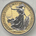 Laden Sie das Bild in den Galerie-Viewer, 2022 Wall Street Silver Collection 7 × 1 oz Silber – vergoldet &amp; platiniert
