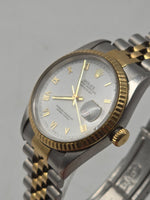 Laden Sie das Bild in den Galerie-Viewer, Rolex Datejust 36mm - Referenz: 16233 aus dem Jahr 1994 (Defekt)
