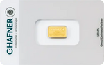 Laden Sie das Bild in den Galerie-Viewer, 2g C-Hafner Goldbarren  – neu, zertifiziert &amp; originalverpackt | Feingold 999,9

