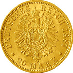 Laden Sie das Bild in den Galerie-Viewer, Wilhelm I v. Preussen 20 Mark(1872 A)
