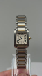 Laden und Abspielen von Videos im Galerie-Viewer, Cartier Tank Francaise, 2384 Ref, 20 mm
