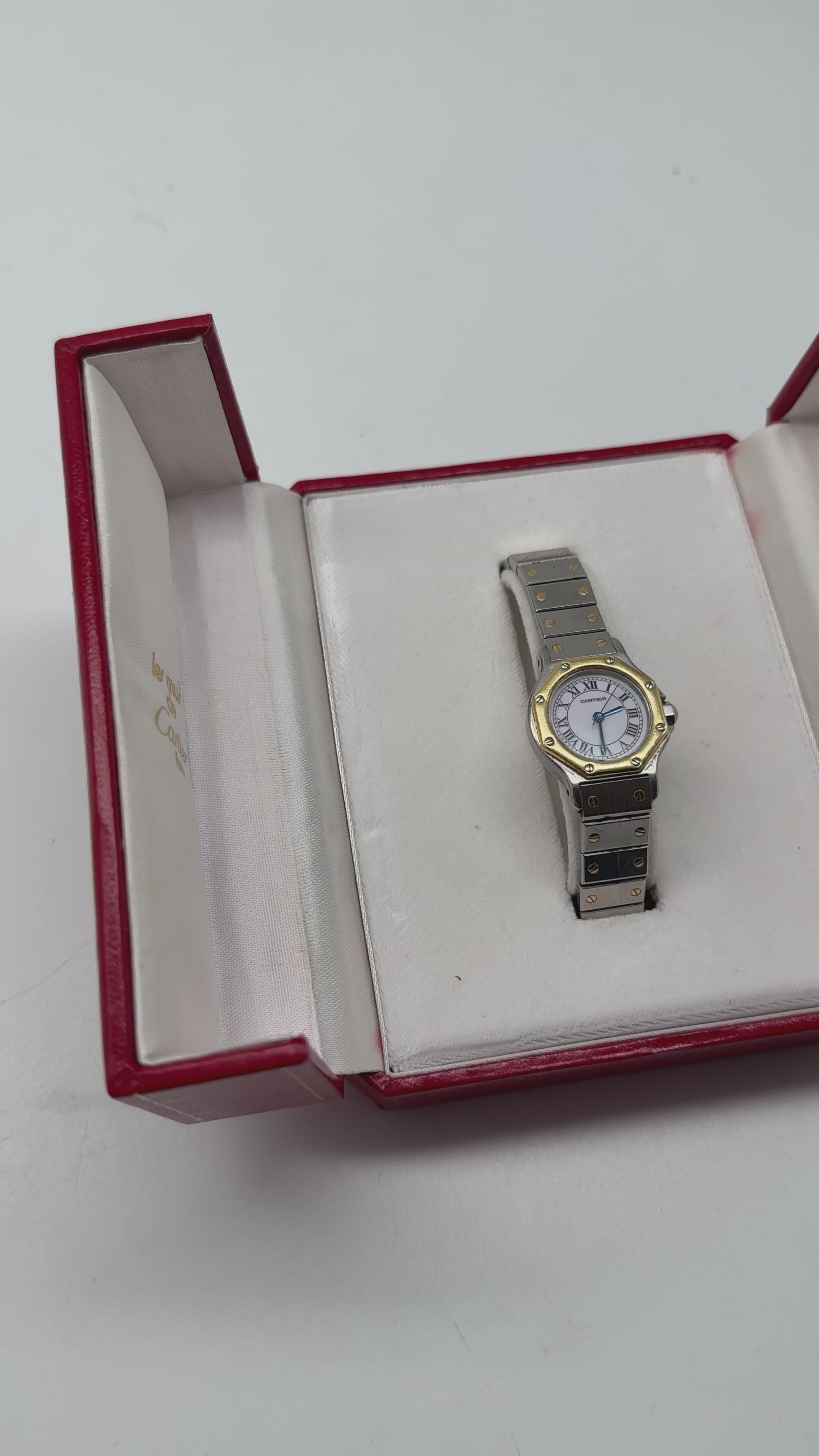 Cartier Santos Octagon; Refz, Nummer: 0907