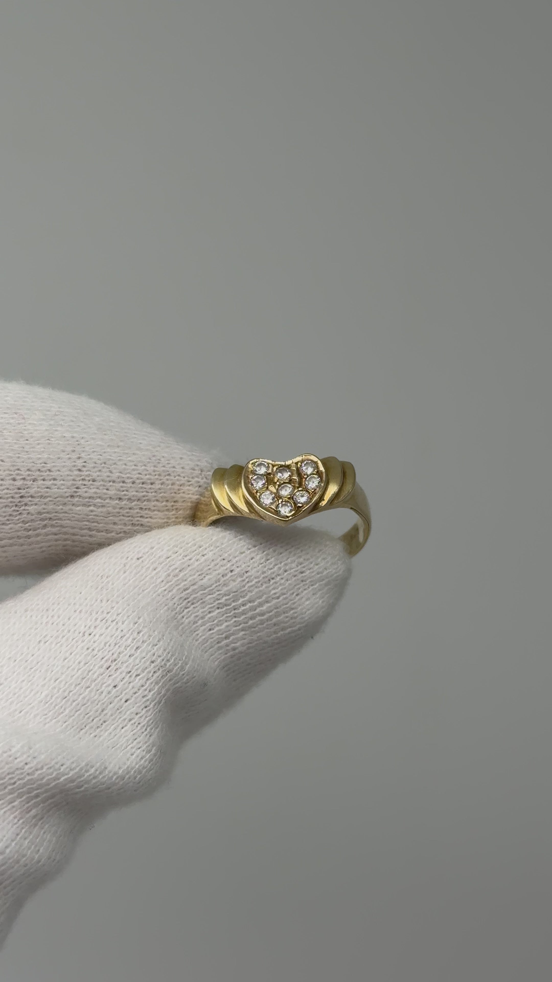 Ring 585er Gelbgold mit 0,2ct Diamanten
