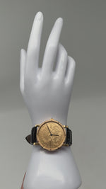 Laden und Abspielen von Videos im Galerie-Viewer, Corum Gold Münze Uhr, 750er Gelbgold, automatik
