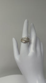 Laden und Abspielen von Videos im Galerie-Viewer, 585er Gelbgold Ring mit Diamanten
