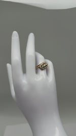Laden und Abspielen von Videos im Galerie-Viewer, 585er Gelbgold Ring mit Diamanten
