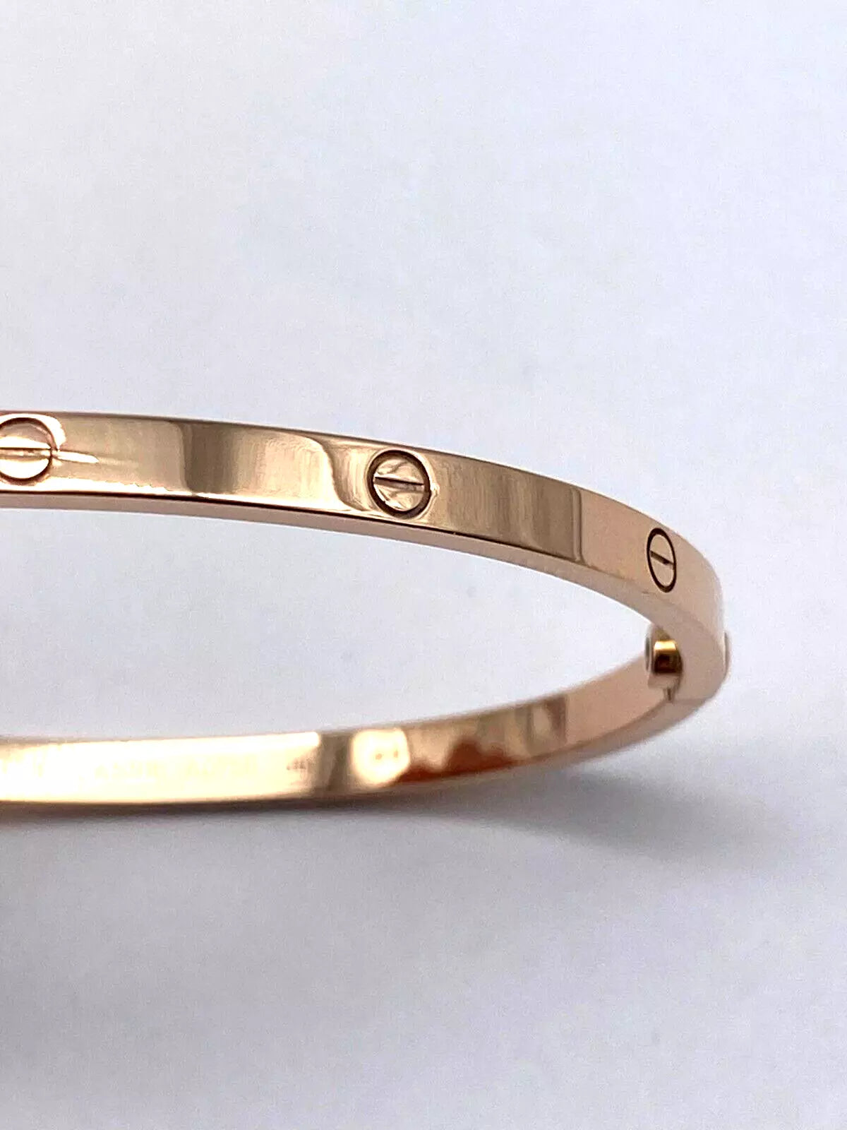 Cartier Love Armreife, Gr. 18, Gelbgold 750er, 3,65mm breite