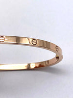 Laden Sie das Bild in den Galerie-Viewer, Cartier Love Armreife, Gr. 18, Gelbgold 750er, 3,65mm breite

