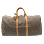 Laden Sie das Bild in den Galerie-Viewer, Louis Vuitton Keepall 55 (Mi 1911) Monogram Canvas in Braun / Travel Bag
