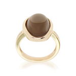 Laden Sie das Bild in den Galerie-Viewer, 14k Gelbgold Ring Citrin mit Diamanten
