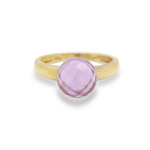 Laden Sie das Bild in den Galerie-Viewer, 8k Gelbgold Ring mit Amethyst
