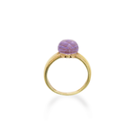 Laden Sie das Bild in den Galerie-Viewer, 8k Gelbgold Ring mit Amethyst
