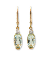Laden Sie das Bild in den Galerie-Viewer, 8k Ohrringe mit Diamant und Spinel
