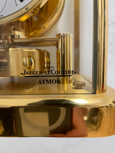 Jaeger - LeCoultre Atoms-Pendeluhr Tisch Uhr mit Monat und Mondphase aus 2013