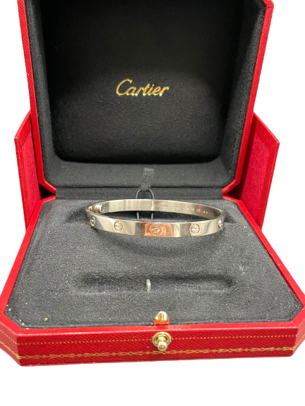 Cartier Love Bracelet Weißgold 18K Armreif