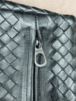 Laden Sie das Bild in den Galerie-Viewer, Bottega Veneta - Leder Business Tasche / Schwarz
